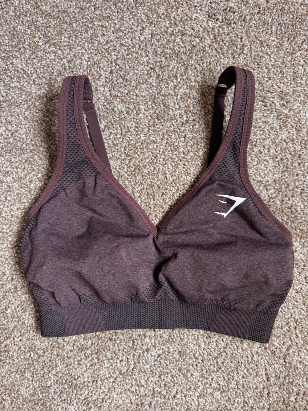 Gymshark brown sports bra